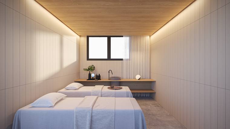 Sala de massagem do ático